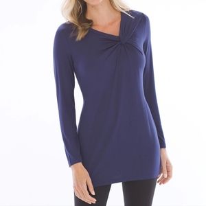 SOMA KNOTTED FRONT TUNIC